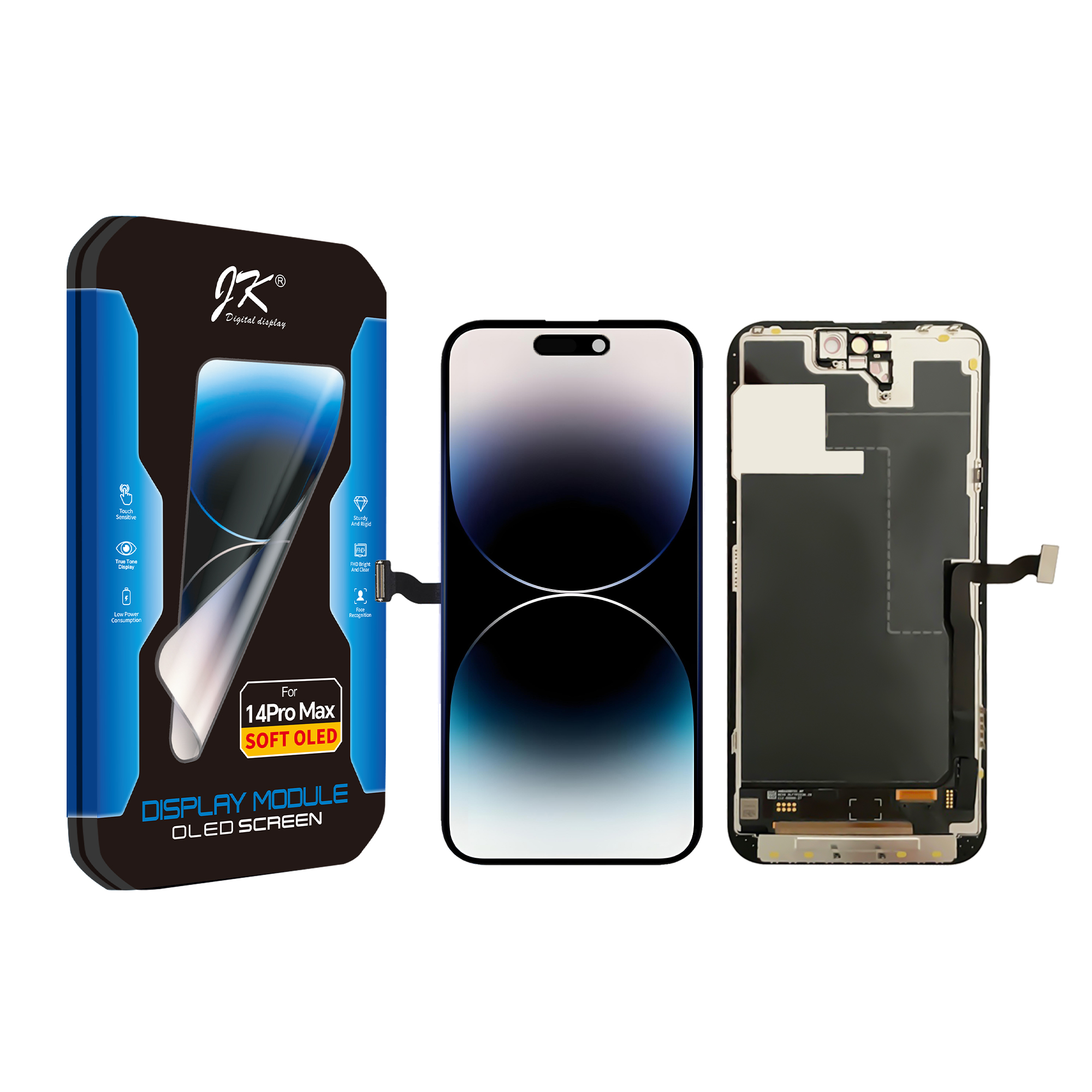 【JK社製】14Promax リペア用 HARD OLED 有機EL（サードパーティ製品）